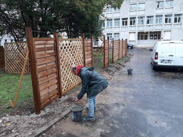 Installation clôture pour parc Noisy-le-Grand